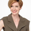 Amy Wig by Envy – Lace Front, Mono Part Pixie - Creamed Coffee