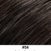 Carley | Curly |Wig Curls | Ready to Wear | Kanekalon | Look of Love - 34 Darkest Brown with 5-10% Gray Mixed