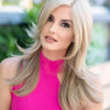 Erica Long Lace Front Wig Mono Top EnvyHair Blend Envy - Medium Blonde