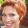 Fiona | Pixie Cut Wig | Mono Crown Lace Front | EnvyHair Blend | Envy - Lighter Red