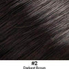 HBT 4x4 Hair-B-Tween Synthetic Hair Extension Integration Topper Style - 2 Darkest Brown
