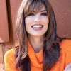 Kate Wig by Envy – Long Open-Top Layers - Cinnamon Raisin