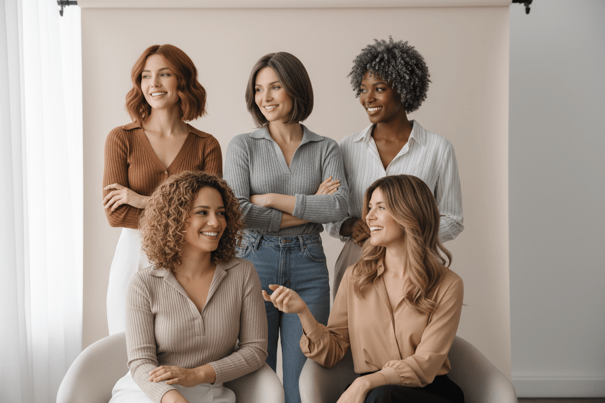 Blended Wigs |  Human & Synthetic Fiber - Image Maker Wigs Online