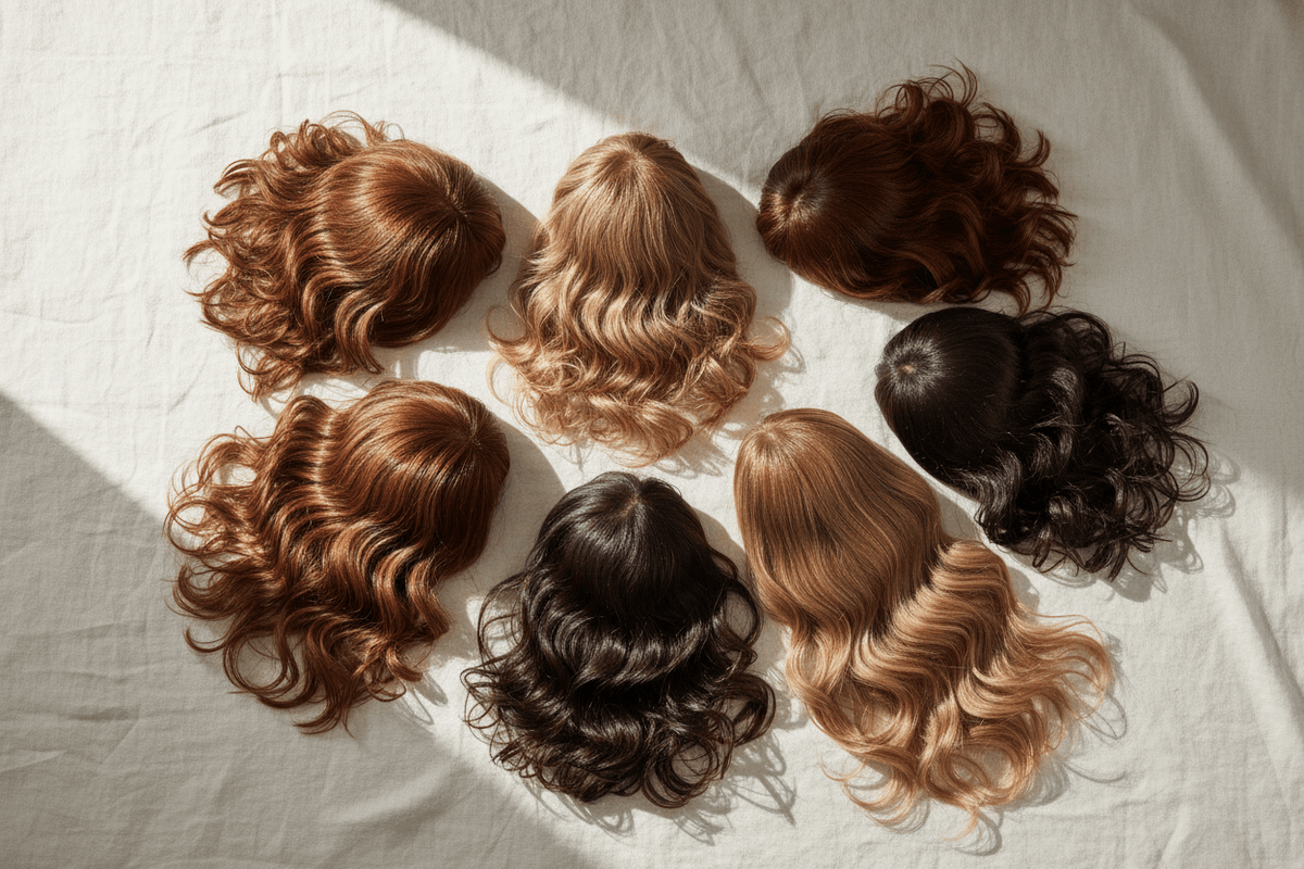 Human Hair Toppers | Seamless Coverage with Real Hair - Image Maker Wigs Online