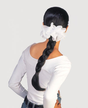 18" Braided Barrette Hair Addition Extension | Pre - Styled Synthetic Braid | Look of Love 266 - Image Maker Wigs Online