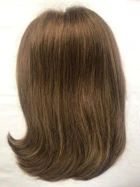 8"x6" Human Hair Topper 14" Length | Illusion Front & Extended Coverage 949 - H - Image Maker Wigs Online