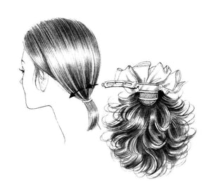 Barrette Hair Extension for Nape 10" | Natural Curls Layered Style | Look of Love 125 - Image Maker Wigs Online