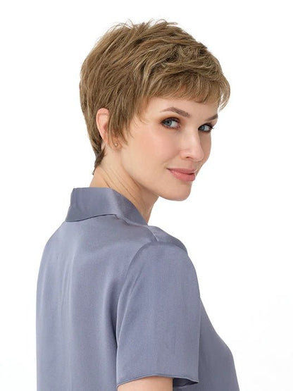Fiona Pixie Cut Wig Mono Crown Lace Front EnvyHair Blend Envy - Image Maker Wigs Online