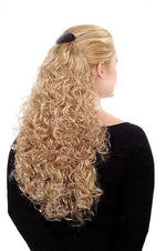 Glamorous Lengths 18"–21" Barrette Clip Hair Extension | Pre - Curled Synthetic | Look of Love 322 - Image Maker Wigs Online