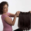 11" x 18" Integration Blended Hair Filler Piece Human-Hair Extension - Integration Blended Hair Filler Piece Extension Addition 11" x 18"