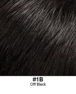 Long 16" Human Hair Topper 3/4 Demi - Cap Wig Look of Love 267 - H - Image Maker Wigs Online