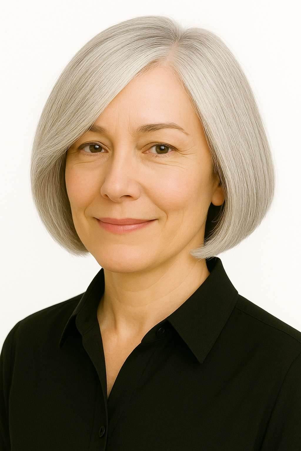 Mid - Length Bob Wig with Illusion Front Hairline | Heat - Resistant Futura Fiber | Hand - Tied Full | Look of Love - Image Maker Wigs Online