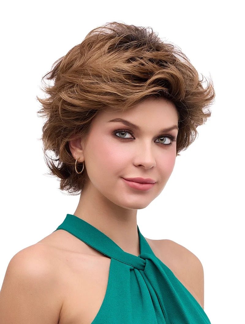 Petite Alyssa Open Top Synthetic Wig Envy - Image Maker Wigs Online