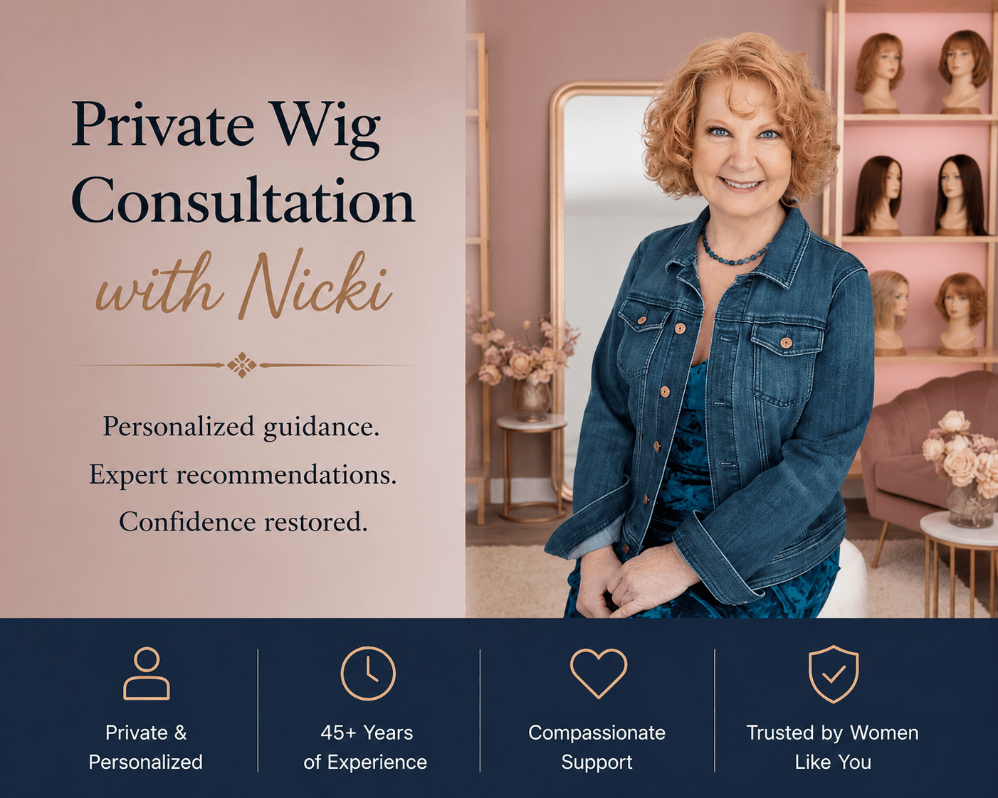 Private Wig Consultation with Nicki - Image Maker Wigs Online