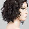 Scala Wig |Short Wavy Bob |Heat-Friendly Synthetic | Extended Lace Front | Ellen Wille - ESPRESSO MIX 2.4 | Black Dark Brown and Darkest Brown Blend