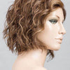 Scala Wig |Short Wavy Bob |Heat-Friendly Synthetic | Extended Lace Front | Ellen Wille - CHOCOLATE ROOTED 830.27.6 | Medium and Dark Brown with Light Auburn and Dark Strawberry Blonde Blend with Shaded Roots