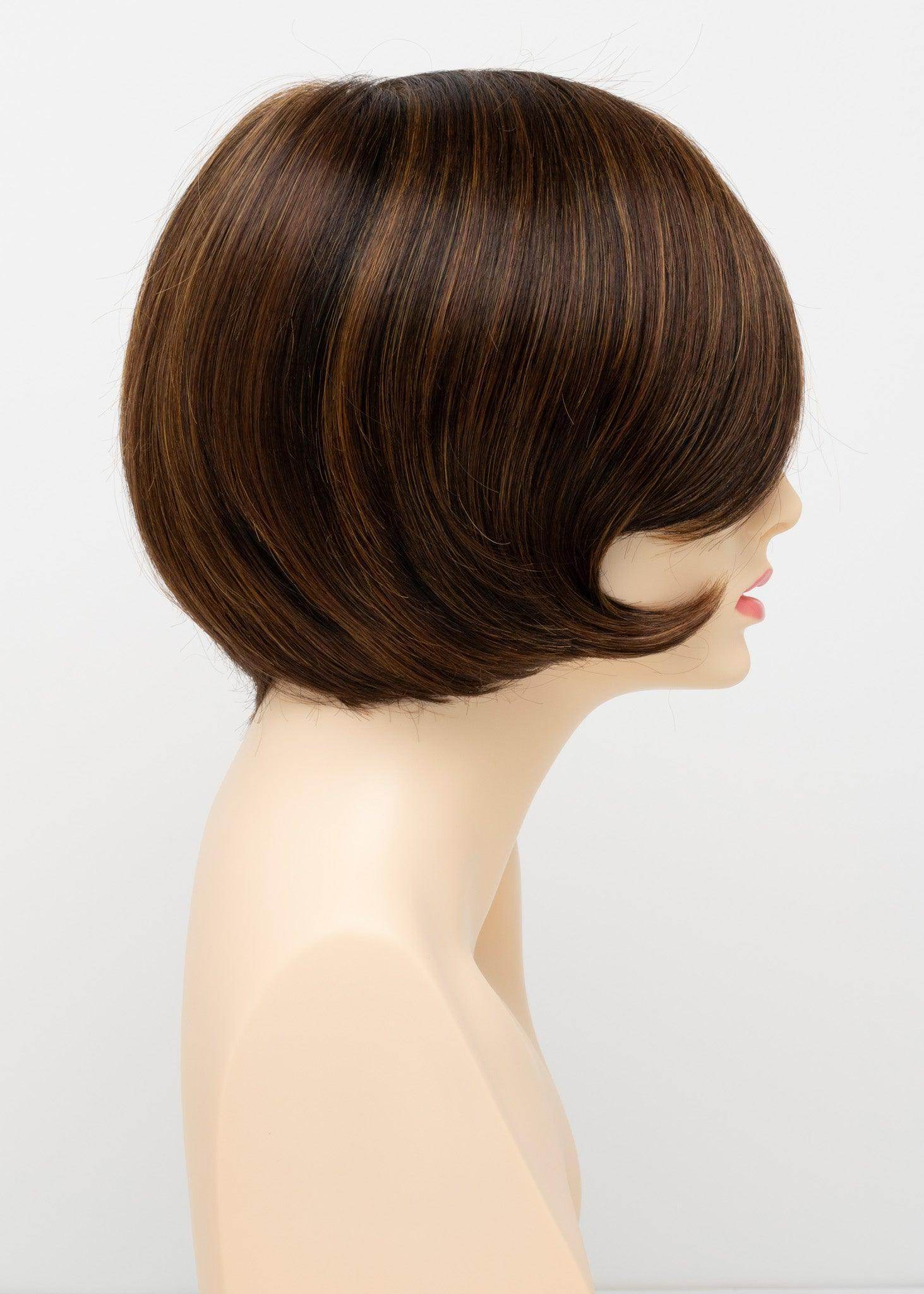 Abbey | EnvyHair™ | 30/70 |Human/Synthetic Blend Wig | Envy | Alan Eaton | Abbey-Chocolate Caramel | Envy Wig | Image Maker Wigs Online