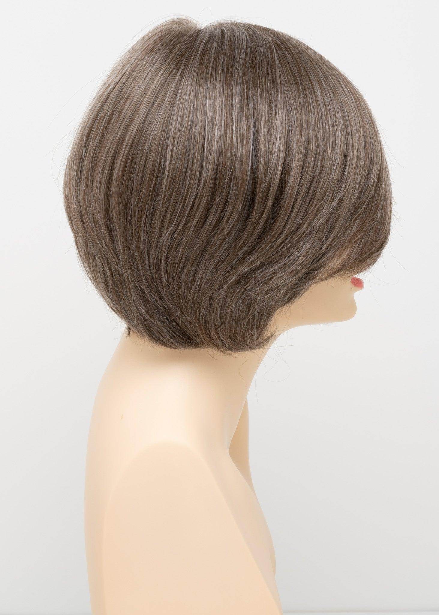 Abbey | EnvyHair™ | 30/70 |Human/Synthetic Blend Wig | Envy | Alan Eaton | Abbey-Dark Grey | Envy Wig | Image Maker Wigs Online
