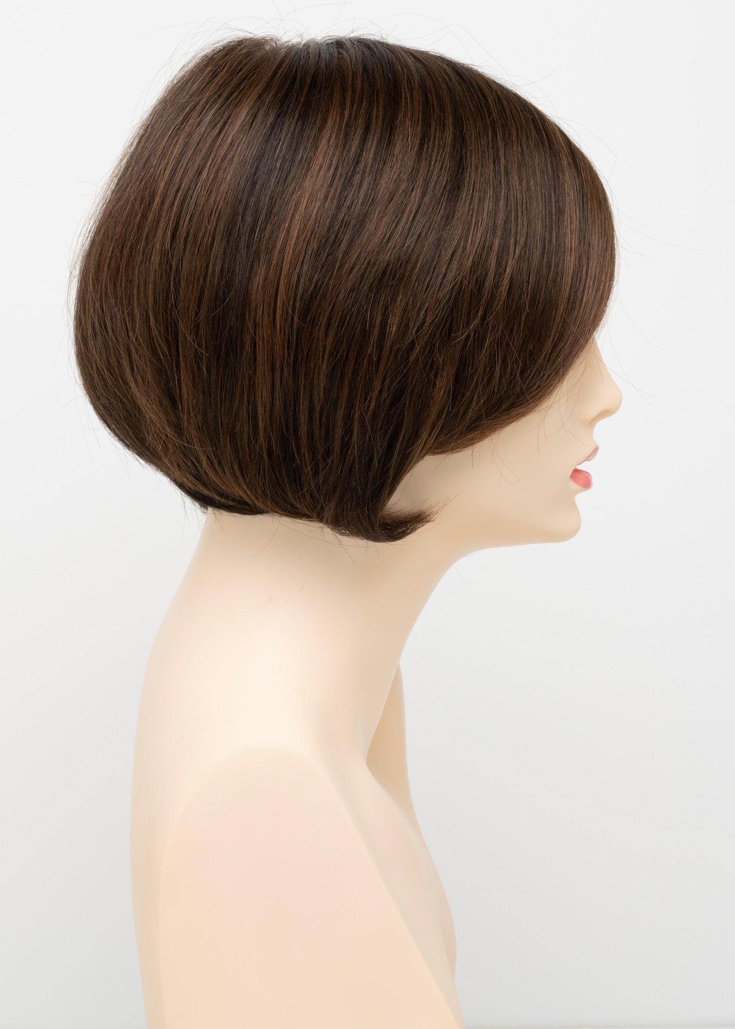 Abbey | EnvyHair™ | 30/70 |Human/Synthetic Blend Wig | Envy | Alan Eaton | Abbey-Medium Brown | Envy Wig | Image Maker Wigs Online
