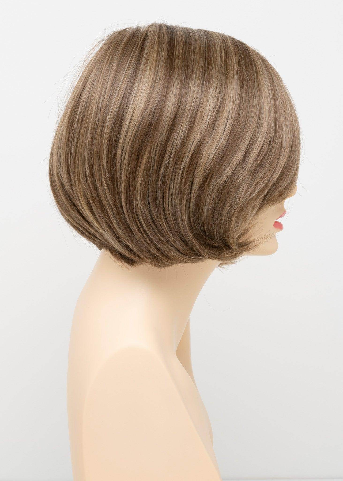 Abbey | EnvyHair™ | 30/70 |Human/Synthetic Blend Wig | Envy | Alan Eaton | Abbey-Mocha Frost | Envy Wig | Image Maker Wigs Online
