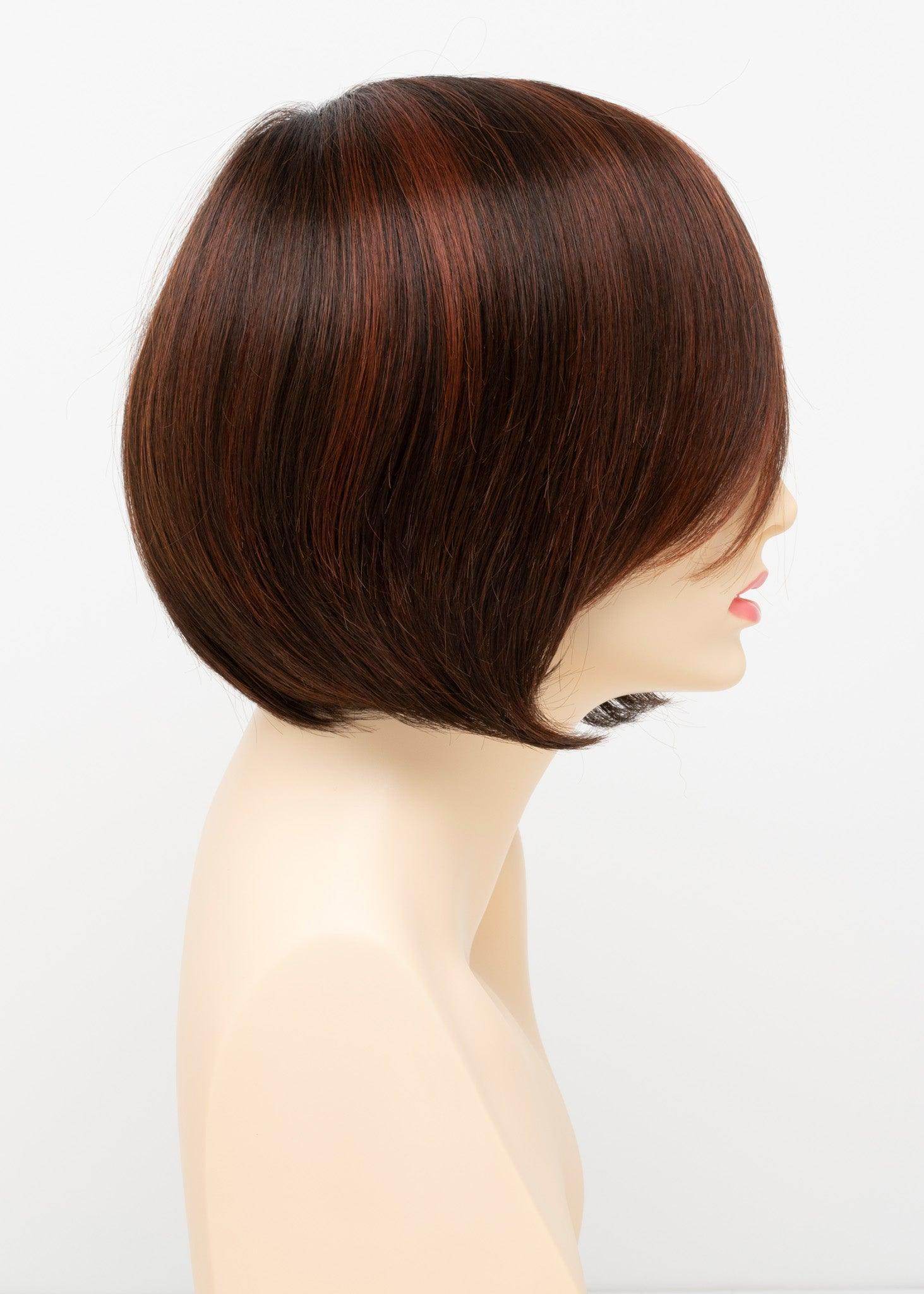 Abbey | EnvyHair™ | 30/70 |Human/Synthetic Blend Wig | Envy | Alan Eaton | Abbey-Chocolate Cherry | Envy Wig | Image Maker Wigs Online