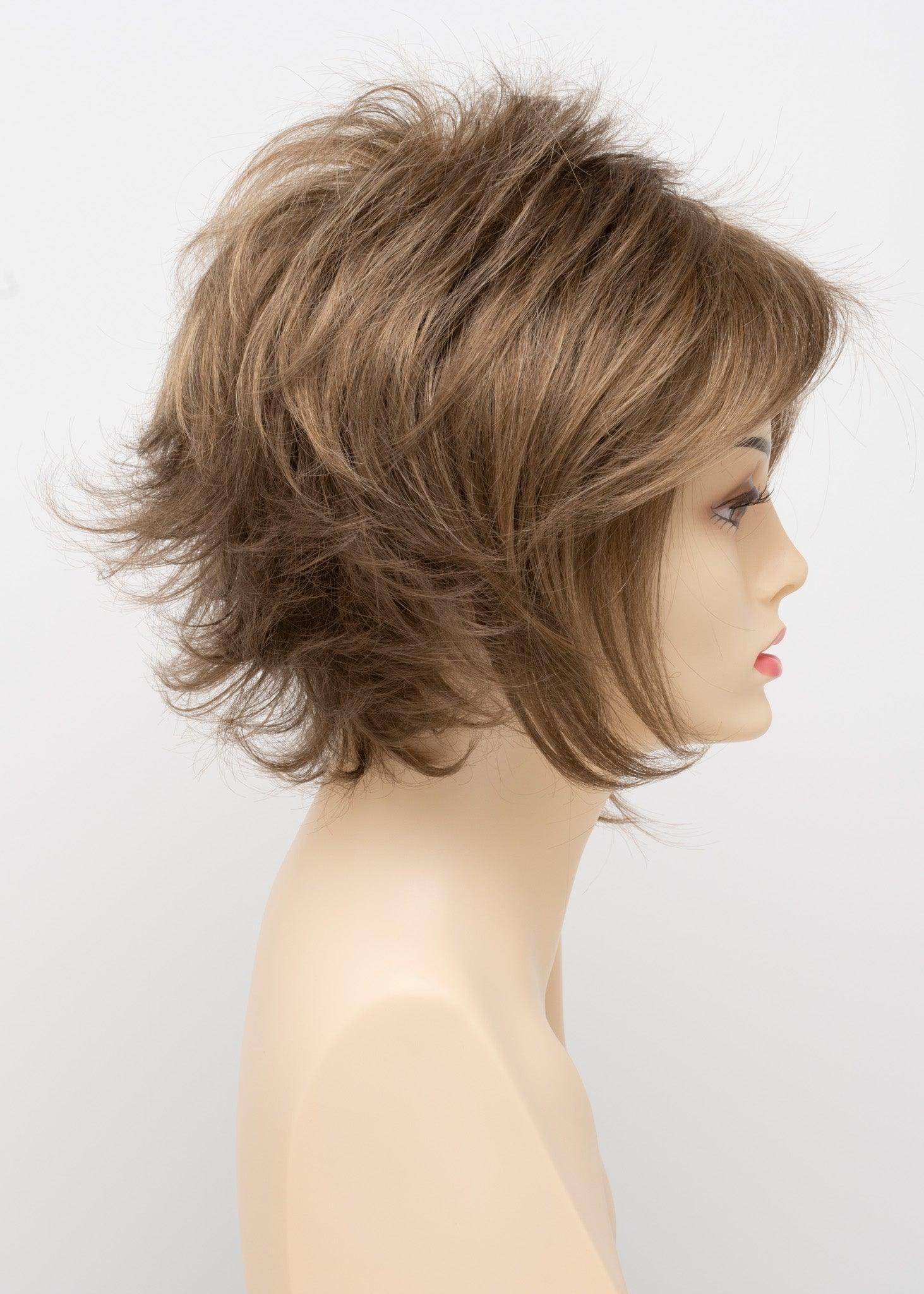 Angie | Lace Front Mono Top Wig | Synthetic | Envy | Angie-Mocha Frost | Envy Wig | Image Maker Wigs Online