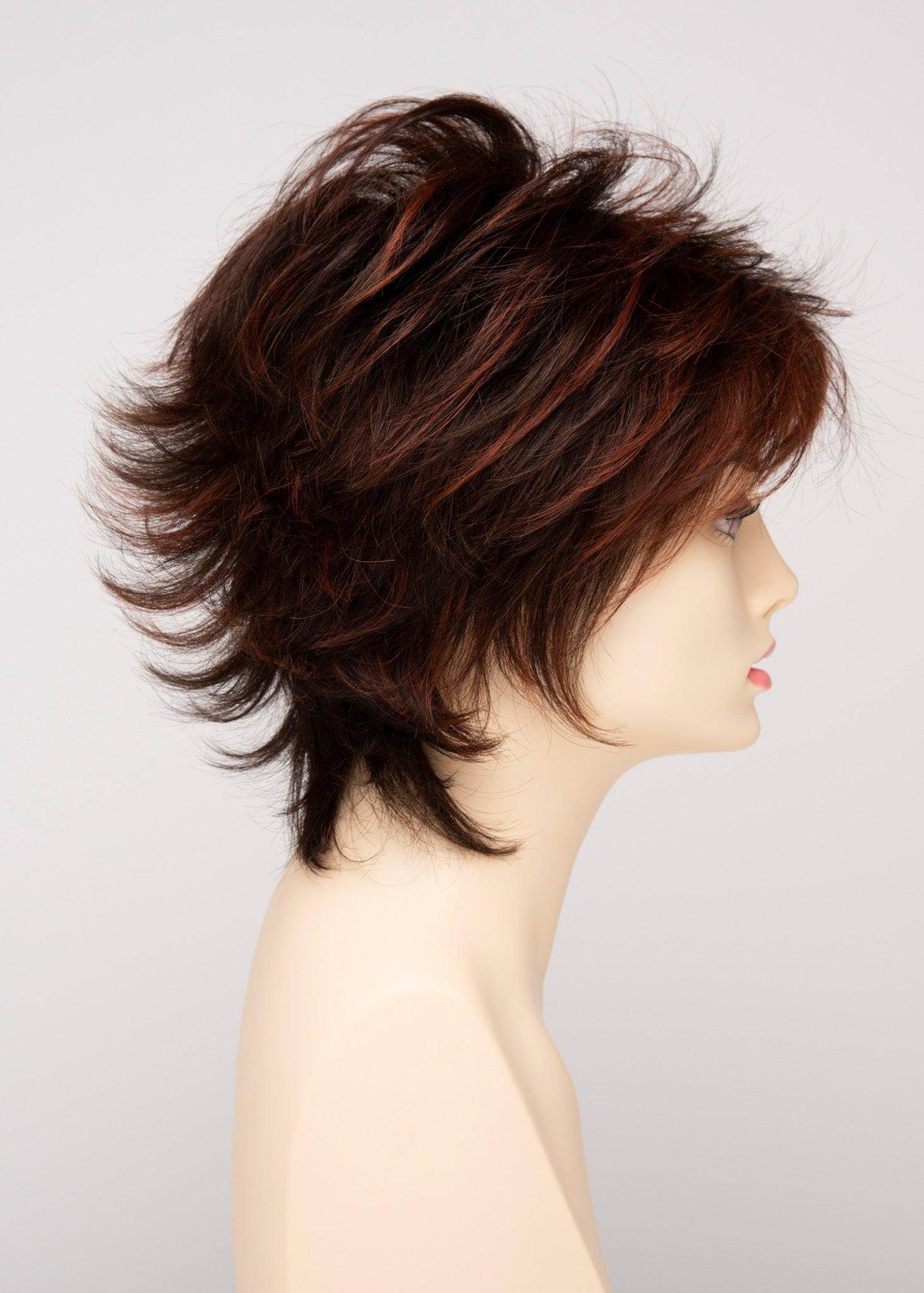 Aria | EnvyHair Human/Synthetic Blend Wig | Open Cap Construction | Envy Alan Eaton | Black | Envy Wig | Image Maker Wigs Online