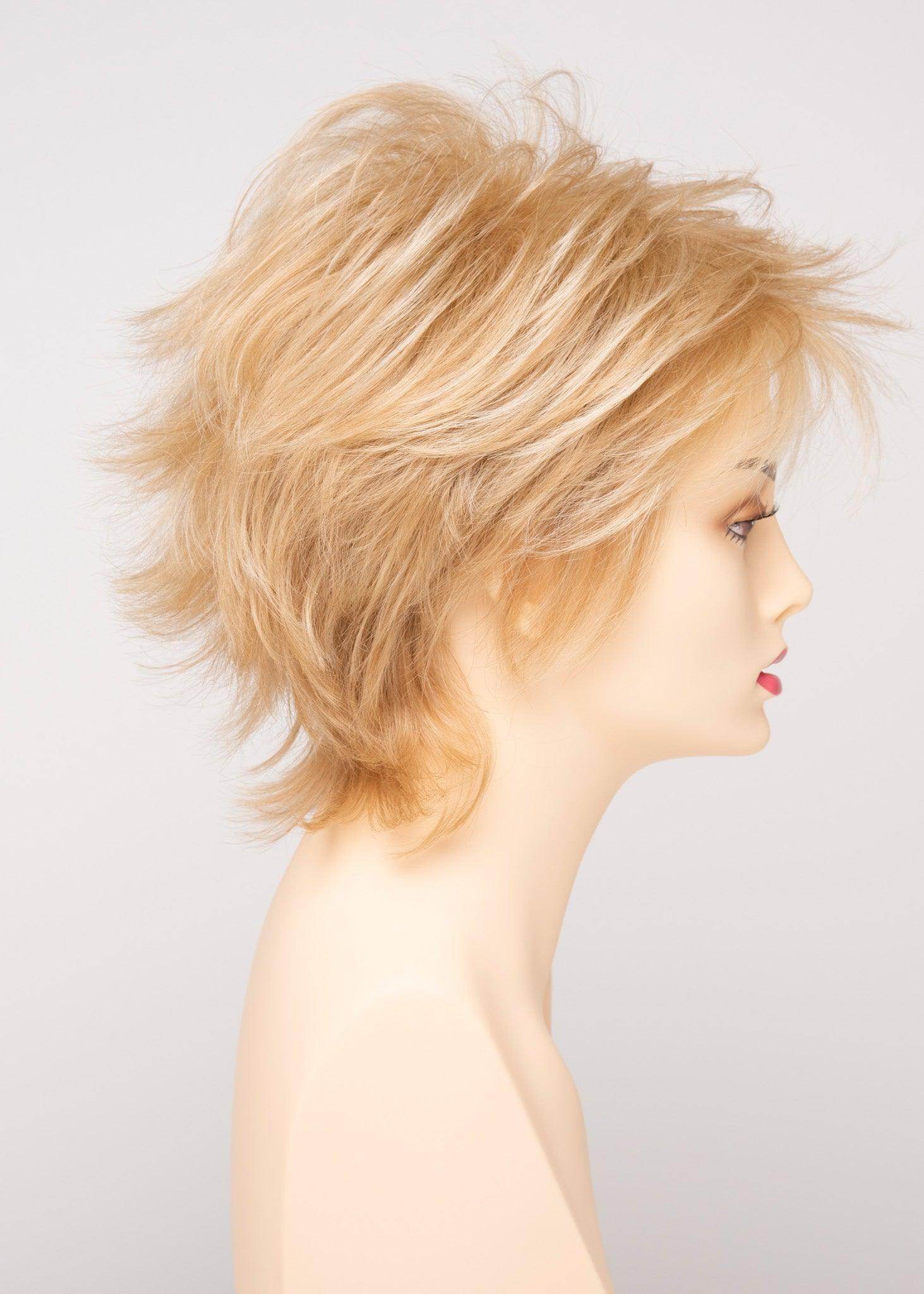 Aria | EnvyHair Human/Synthetic Blend Wig | Open Cap Construction | Envy Alan Eaton | Medium Blonde | Envy Wig | Image Maker Wigs Online