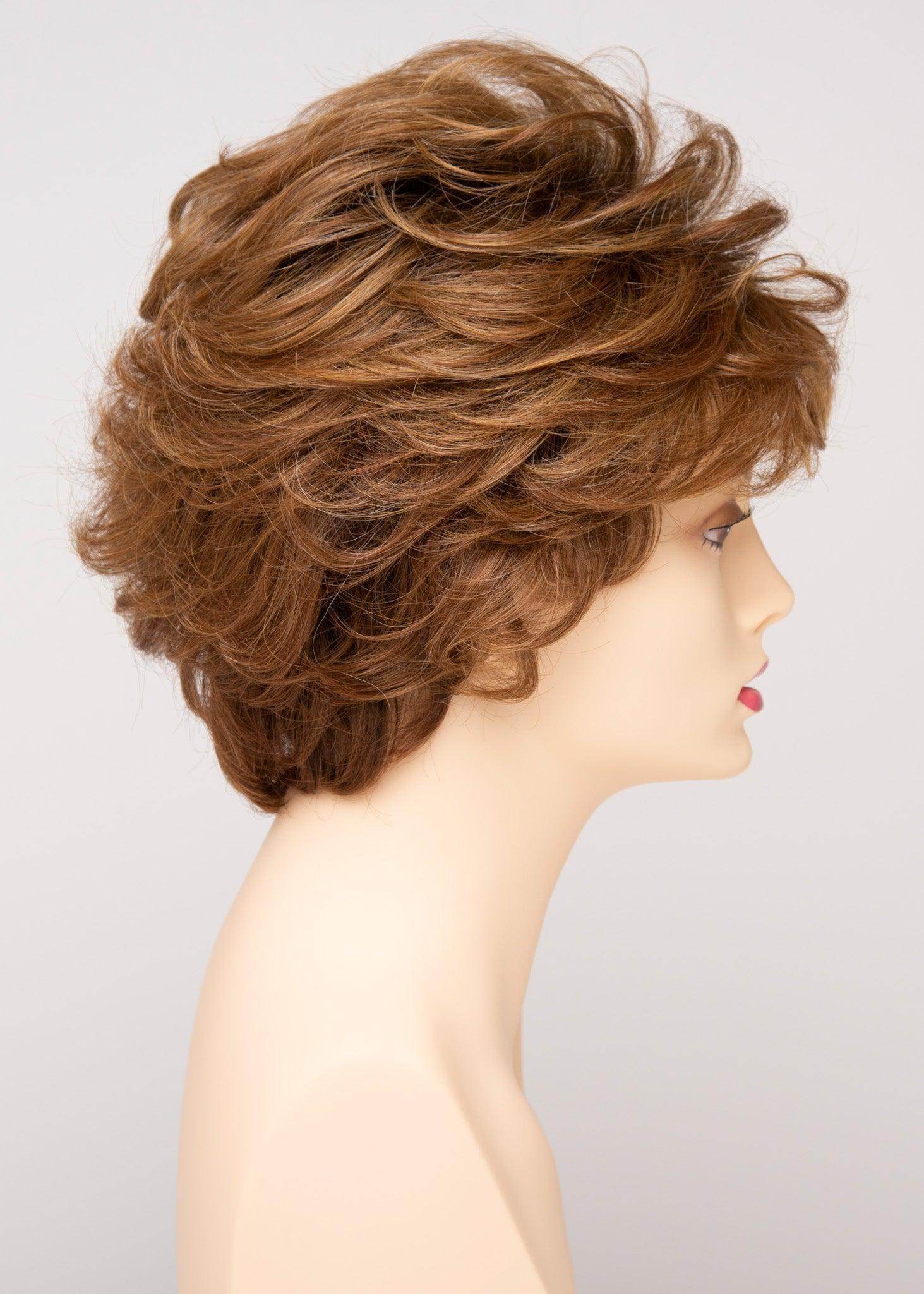Aubrey | Mono Top Hand-Tied Wig | 30/70 Human Hair Blend | Envy | Golden Nutmeg | Envy Wig | Image Maker Wigs Online