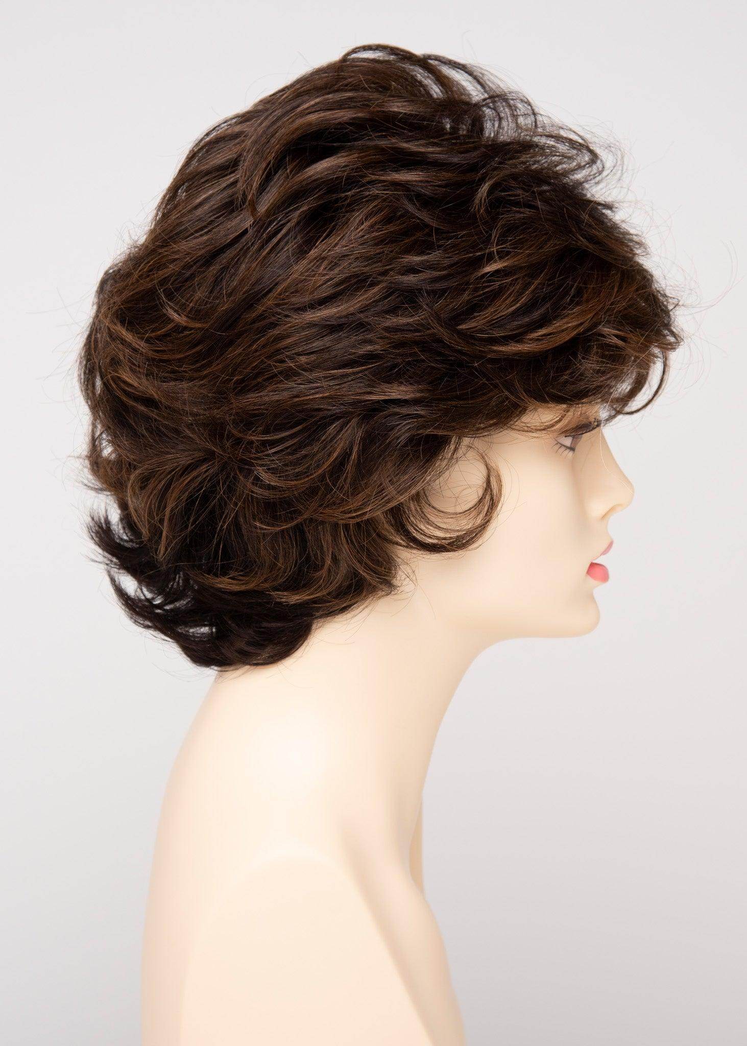 Aubrey | Mono Top Hand-Tied Wig | 30/70 Human Hair Blend | Envy | Amaretto & Cream | Envy Wig | Image Maker Wigs Online