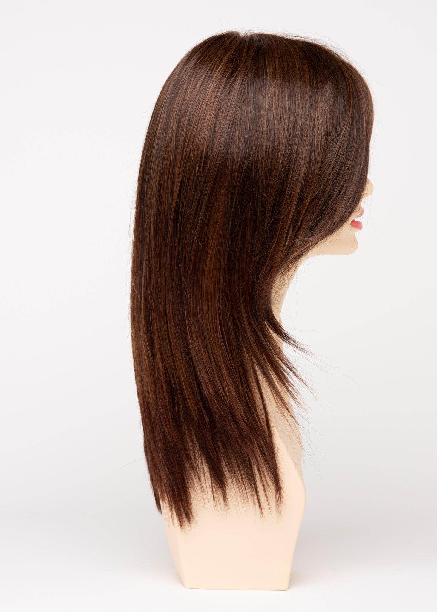 Ava | Mono Part Lace Front Wig | 30/70 Human Hair Blend | Envy | Ava-Cinnamon Raisin | Envy | Image Maker Wigs Online