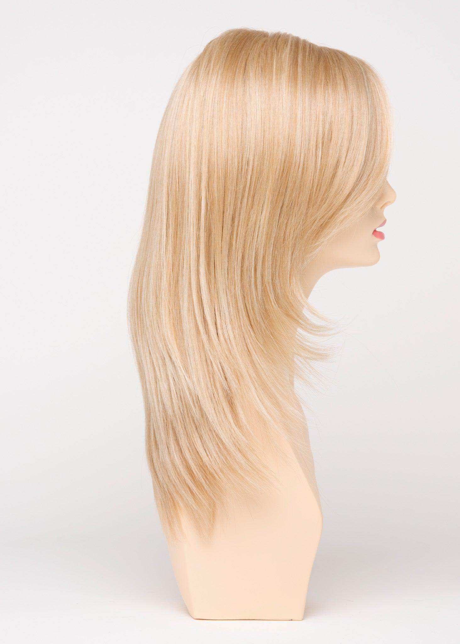 Ava | Mono Part Lace Front Wig | 30/70 Human Hair Blend | Envy | Ava-Light Blonde | Envy | Image Maker Wigs Online