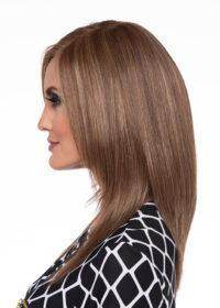 Ava | Mono Part Lace Front Wig | 30/70 Human Hair Blend | Envy | Ava-Almond Breeze | Envy | Image Maker Wigs Online