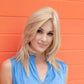 Ava | Mono Part Lace Front Wig | 30/70 Human Hair Blend | Envy | Ava-Medium Blonde | Envy | Image Maker Wigs Online