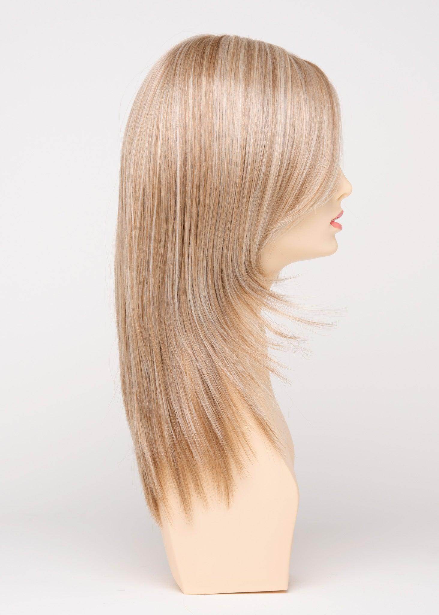 Ava | Mono Part Lace Front Wig | 30/70 Human Hair Blend | Envy | Ava-Light Blonde | Envy | Image Maker Wigs Online