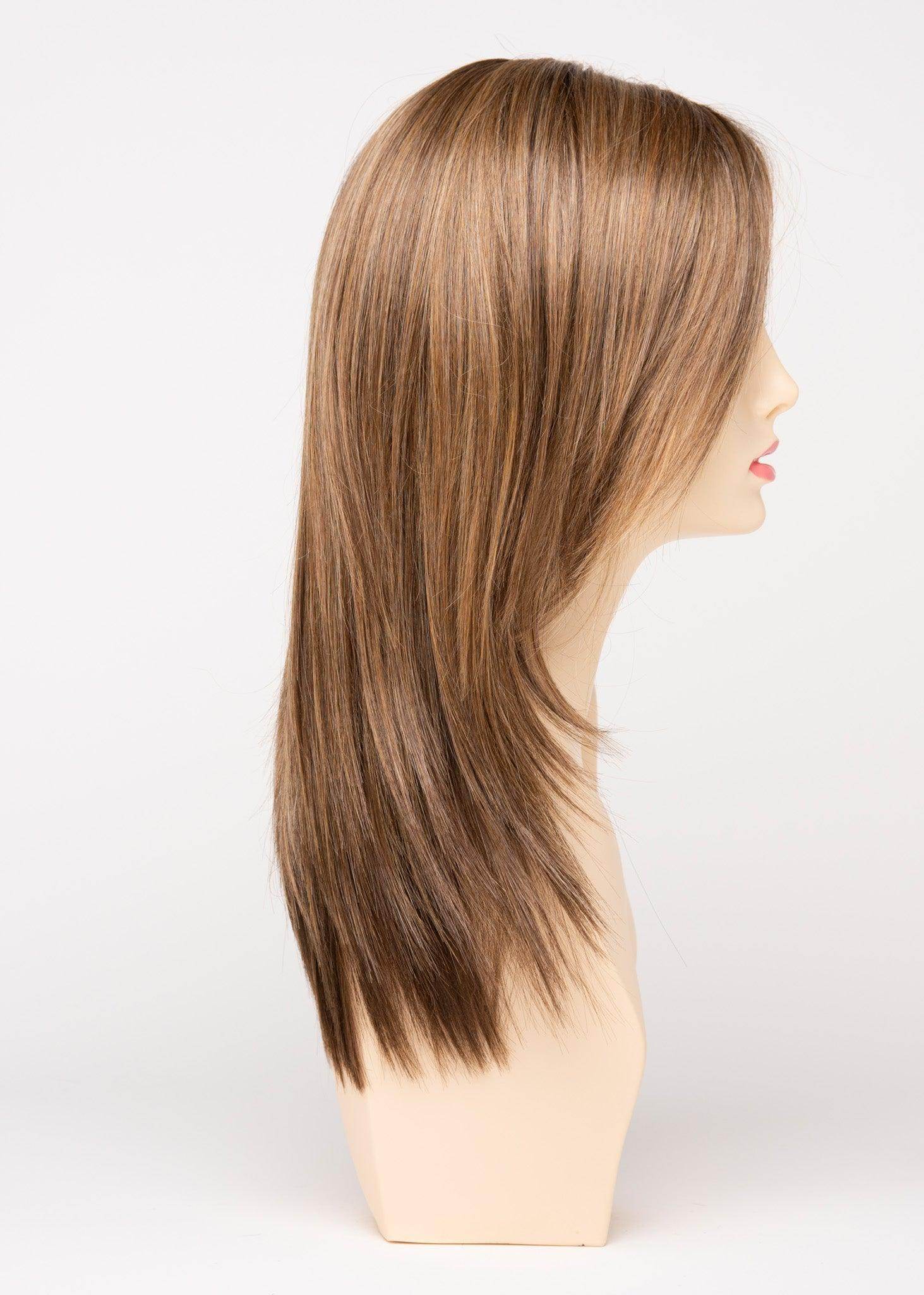 Ava | Mono Part Lace Front Wig | 30/70 Human Hair Blend | Envy | Ava-Toasted Sesame | Envy | Image Maker Wigs Online