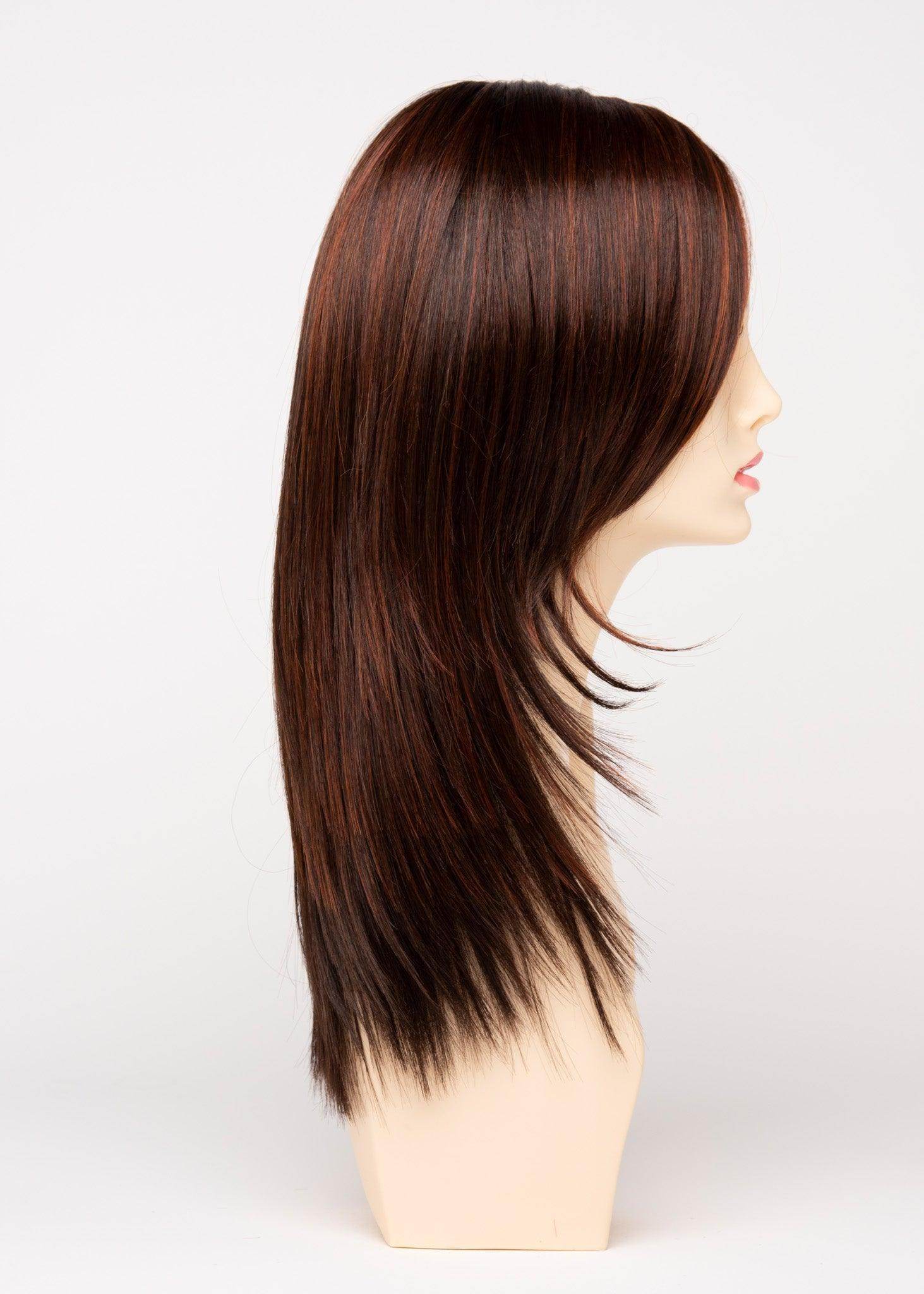 Ava | Mono Part Lace Front Wig | 30/70 Human Hair Blend | Envy | Ava-Chocolate Caramel | Envy | Image Maker Wigs Online