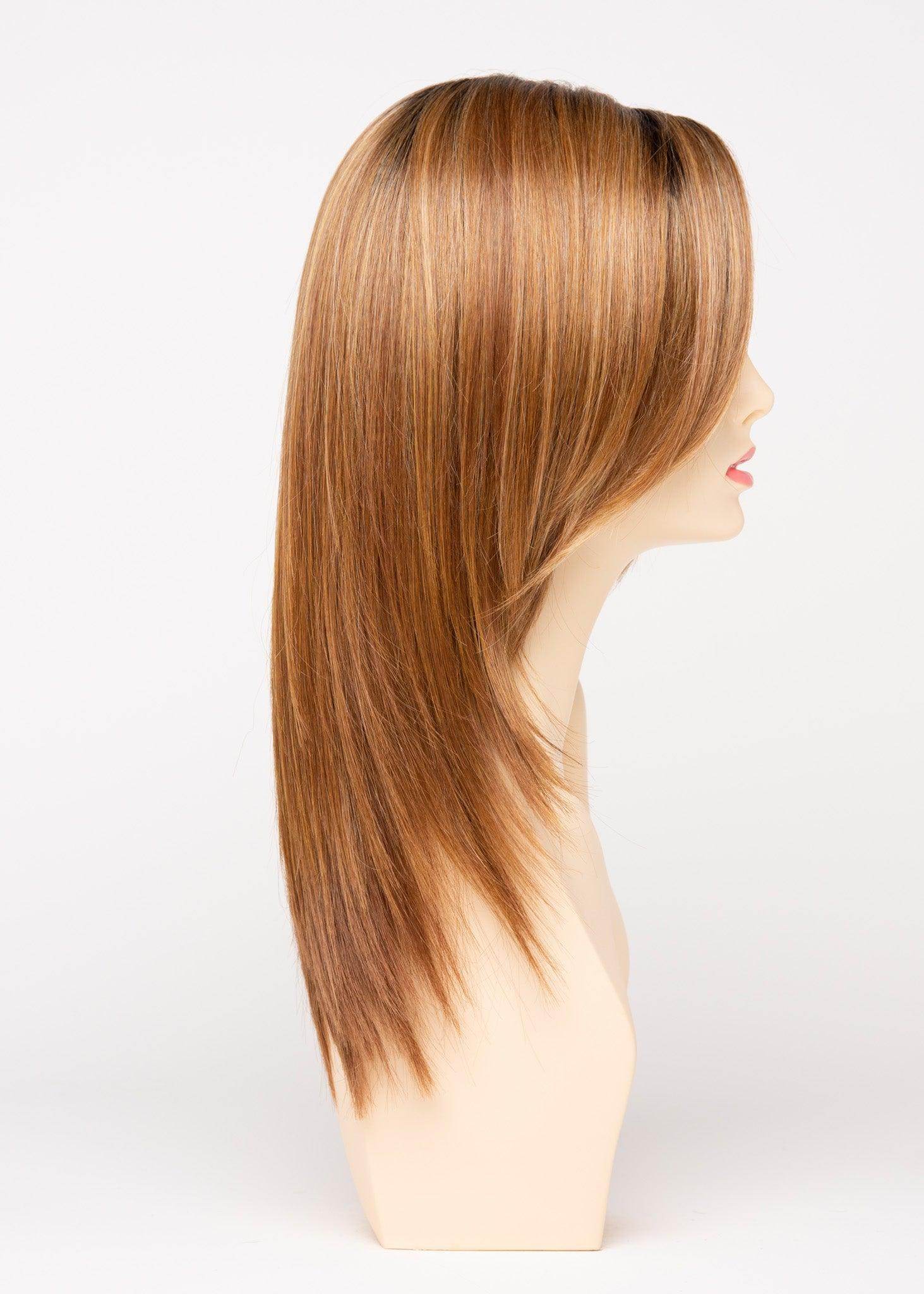 Ava | Mono Part Lace Front Wig | 30/70 Human Hair Blend | Envy | Ava-Golden Nutmeg | Envy | Image Maker Wigs Online