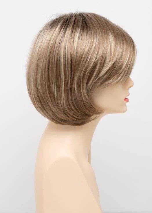 Be Blunt Bob Hair Topper | Lace Front, Monofilament Part by Envy | 100% Synthetic Fiber - Image Maker Wigs Online