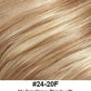Accordion Chignon | 130-30F Bright Light Red with Natural Medium Red Highlights | Look of Love Hair Extension | Image Maker Wigs Online