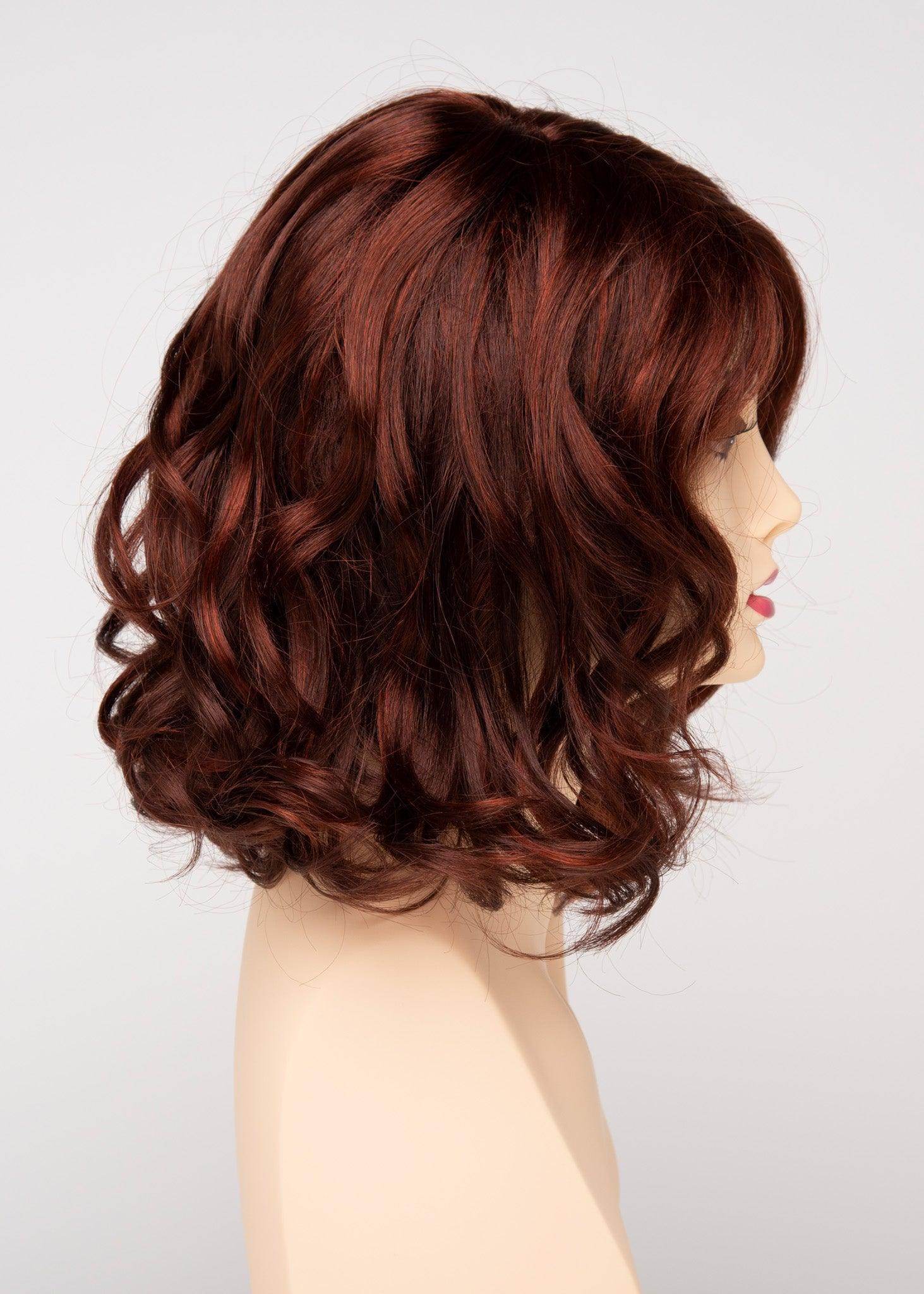 Brittaney | Mono Crown Lace Front Wig | Envy | Brittaney-Dark Red | Envy Wig | Image Maker Wigs Online