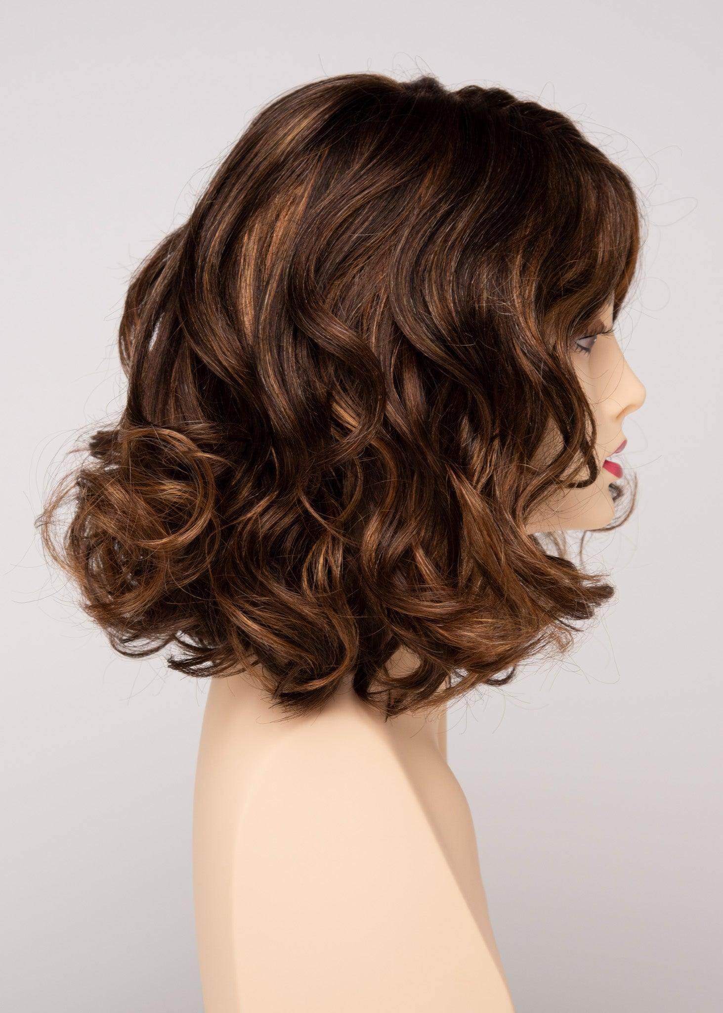 Brittaney | Mono Crown Lace Front Wig | Envy | Brittaney-Chocolate Caramel | Envy Wig | Image Maker Wigs Online