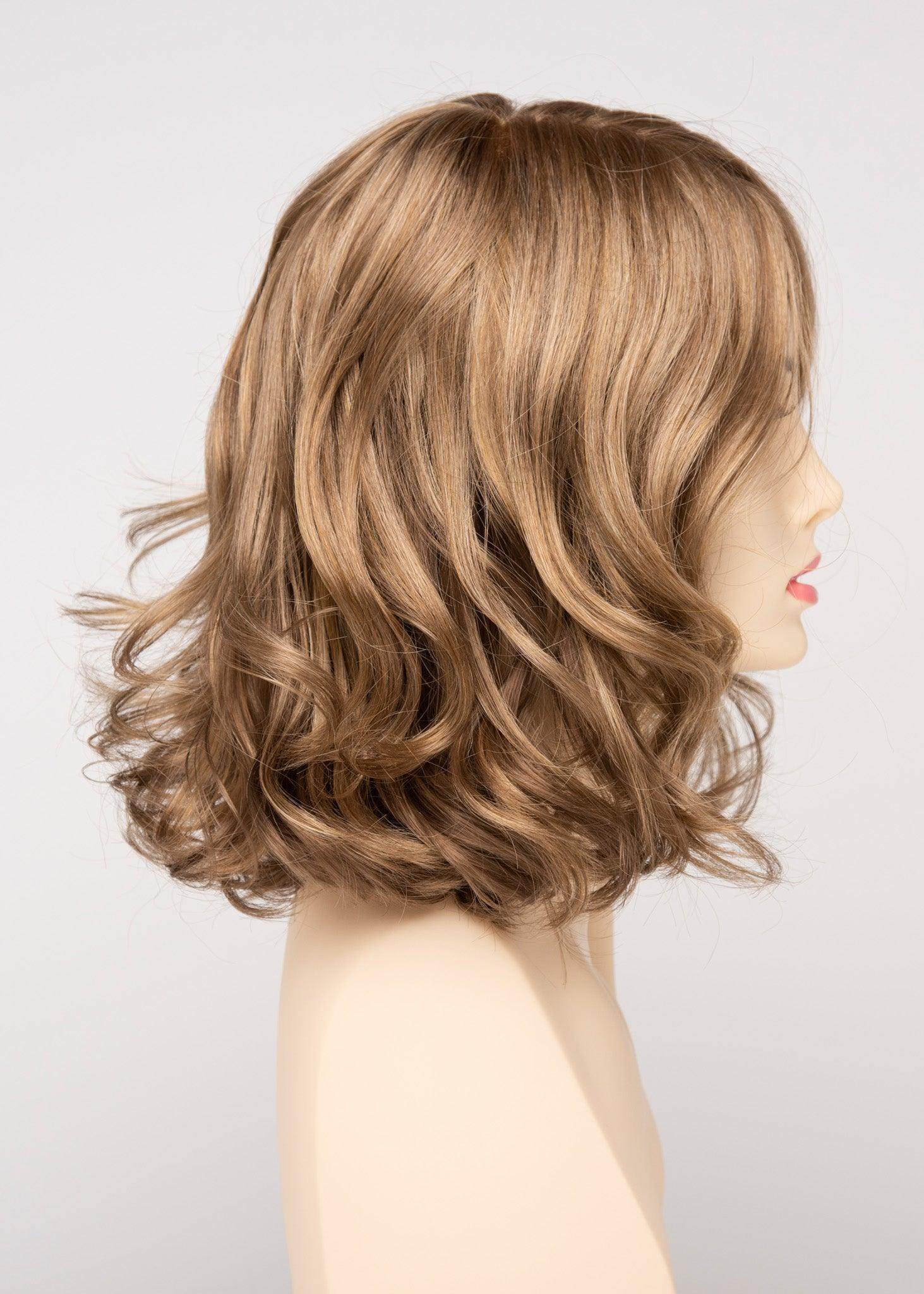 Brittaney | Mono Crown Lace Front Wig | Envy | Brittaney-Mocha Frost | Envy Wig | Image Maker Wigs Online