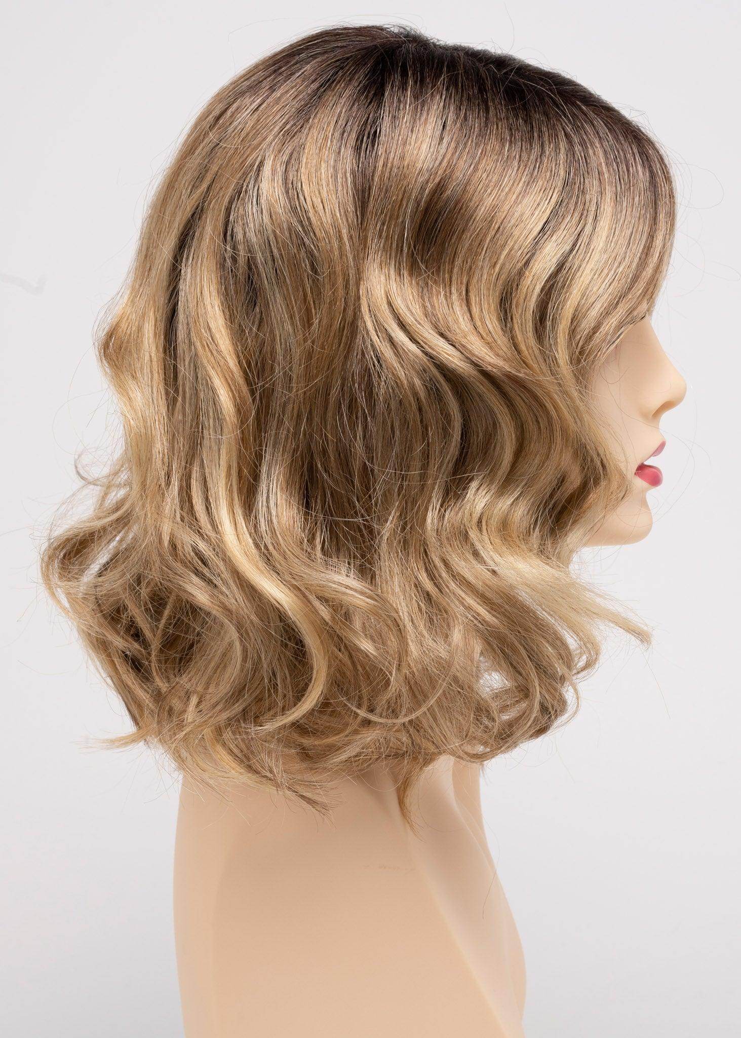 Brittaney | Mono Crown Lace Front Wig | Envy | Brittaney-Butterscotch Shadow | Envy Wig | Image Maker Wigs Online