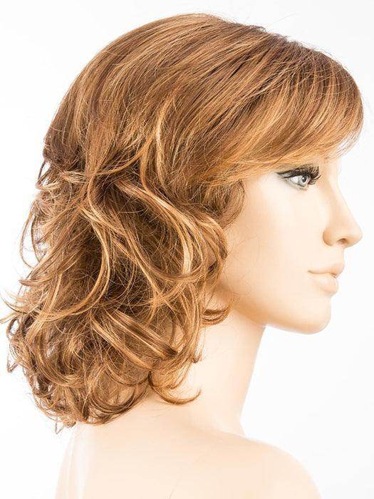 Cat | COGNAC-ROOTED | Wavy Curly Synthetic Wig by Ellen Wille | Image Maker Wigs Online