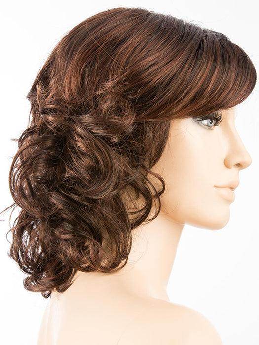 Cat | DARK-AUBURN-MIX | Wavy Curly Synthetic Wig by Ellen Wille | Image Maker Wigs Online