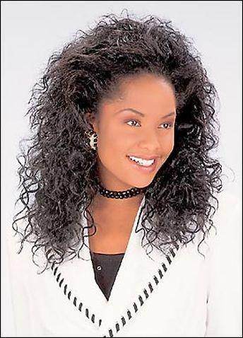 Cheyenne Luxurious “S” Wave Curl Human/Synthetic Blend Full Wig look of love - Image Maker Wigs Online