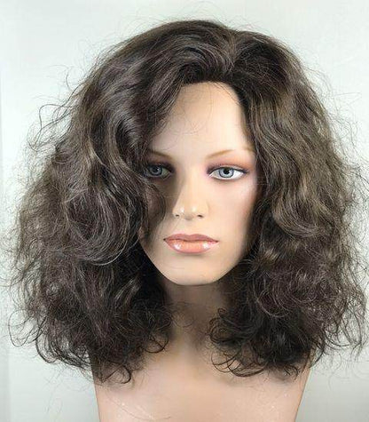 Cheyenne Luxurious “S” Wave Curl Human/Synthetic Blend Full Wig look of love - Image Maker Wigs Online