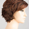 Date Wig by Ellen Wille | Curly Wavy Mono Crown Synthetic Wig - DARK AUBURN MIX 33.130.2 | Dark Auburn and Deep Copper Brown with Black/Dark Brown Blend