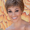 Destiny | Pixie Cut Wig | Mono Top Lace Front Hand-Tied | EnvyHair Blend | Envy - Light Brown